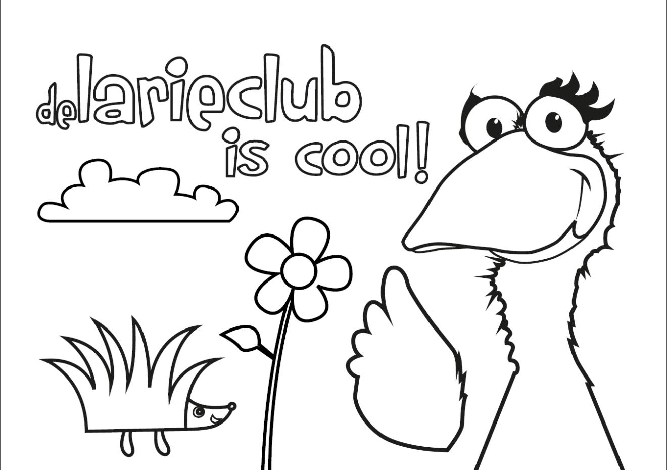 De larieclub is cool! (liggend)